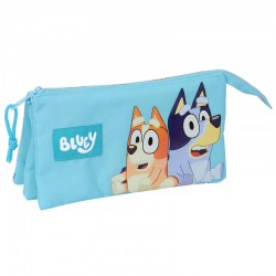 Bluey triple pencil case