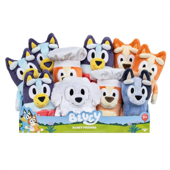 Bluey Friends assorted plush toy 20cm 10 Τεμ.