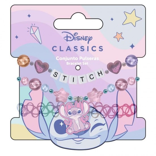 Disney Angel & Stitch accesories set 8 Τεμ.