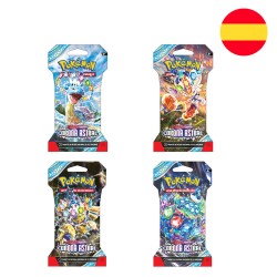 Spanish Pokemon Scarlet & Purple Astral Crown assorted collectible card game envelope 24 Τεμ.