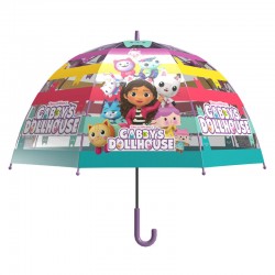Gabby Doll House manual transparent bubble umbrella 48cm 12 Τεμ.
