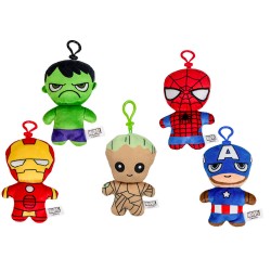 Marvel plush keychain 13cm 12 Τεμ.