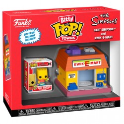 Bitty POP figure Town Simpsons Bart Simpsons and Kwik-E-Mart 12 Τεμ.