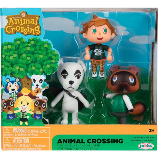 Animal Crossing blister 3 figures 6cm