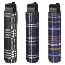 Manual folding escoces umbrella assorted 54cm 12 Τεμ.