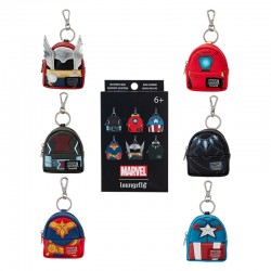 Loungefly Marvel Avengers mini backpack keychain mystery box 12 Τεμ.