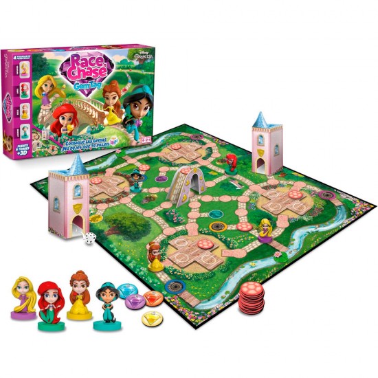 Disney Princess Race Chase board game