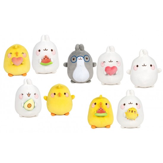 Molang assorted plush toy 23cm 12 Τεμ.