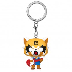 Pocket POP Keychain Aggretsuko - Aggretsuko with Guitar
