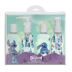 Disney Stitch Travel bag 4 refillable bottles 3 Τεμ.