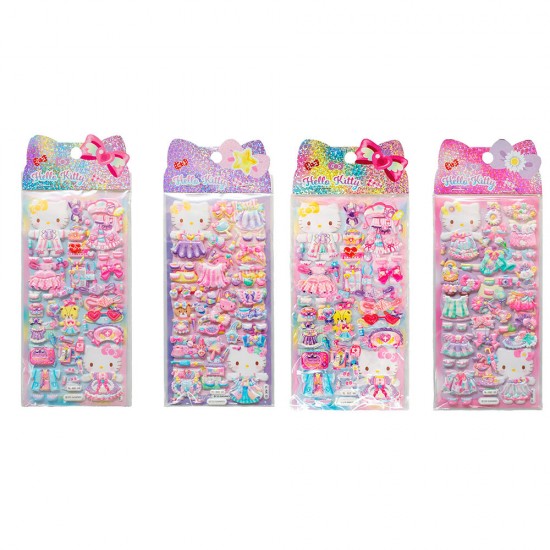 Hello Kitty assorted Embossed stickers 20 Τεμ.