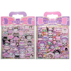 Hello Kitty Kuromi assorted Embossed stickers 10 Τεμ.