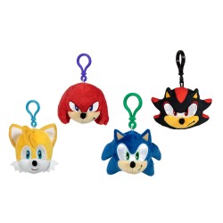 Sonic the Hedgehog assorted plush keychain 10cm 24 Τεμ.