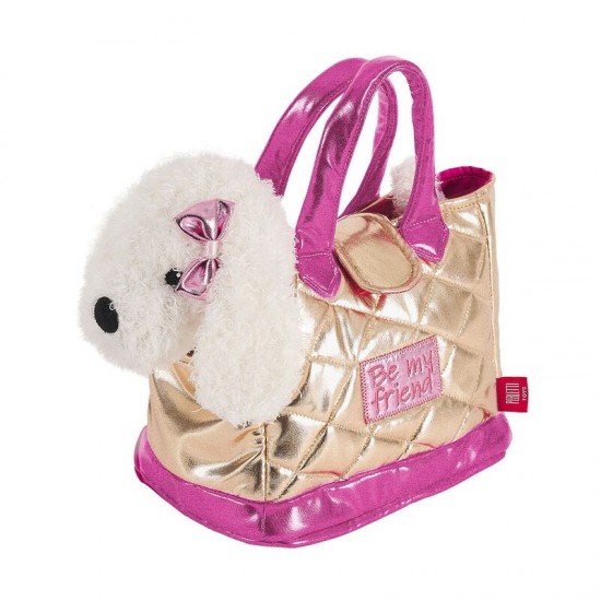 Hand bag + plush golden Didi dog 28cm