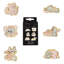 Loungefly Disney Stitch Cute Toy assorted Mystery Blind Box Enamel Pin 12 Τεμ.