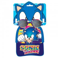 Sonic the Hedgehog set cap + sunglasses 6 Τεμ.