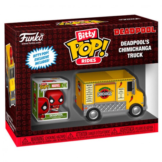 Bitty POP figure Ride Marvel Deadpool - Deadpools Chimichanga Truck 12 Τεμ.