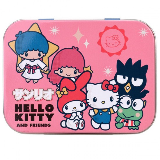 Hello Kitty & Friends metal band-aid box 12 Τεμ.
