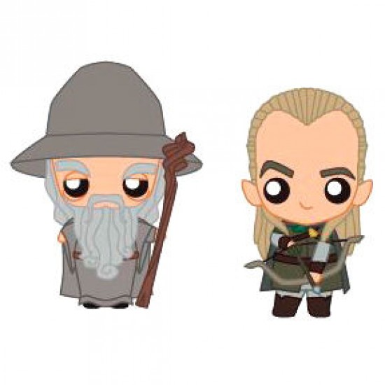 The Lord of the Rings Gandalf & Legolas set 2 Pokis figures