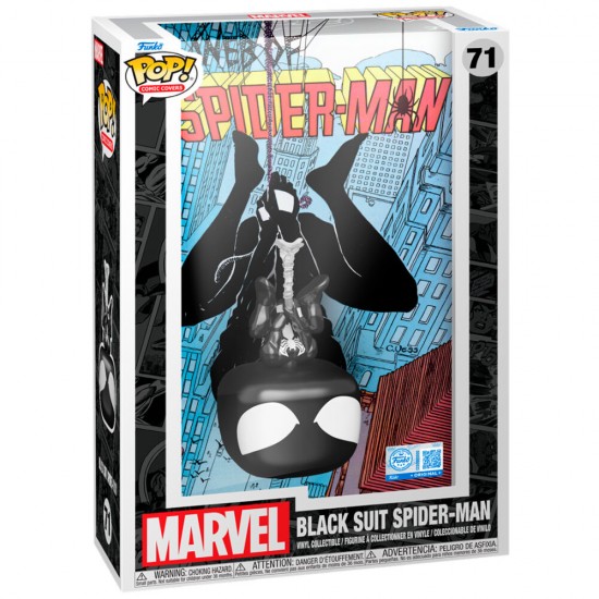 POP figure Comic Cover Spider-Man Black Suit Spider-Man