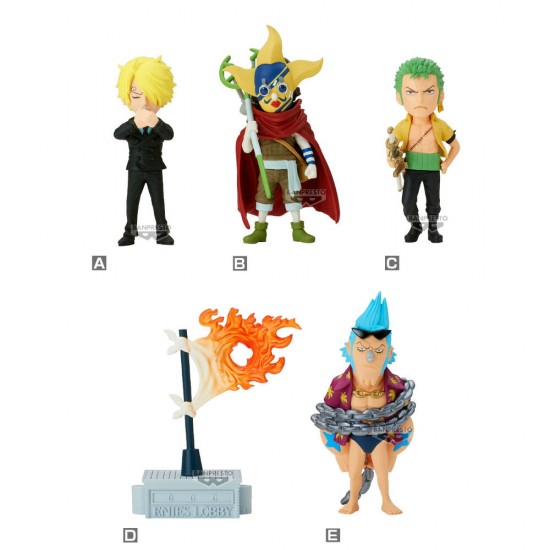 One Piece Enies Lobby 02 world collectable assorted figure 7cm 12 Τεμ.