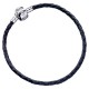 Harry Potter black leather charm bracelet 19 CM