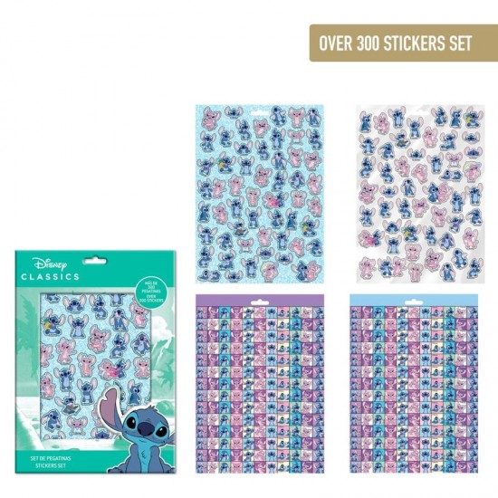 Disney Stitch stickers set 6 Τεμ.