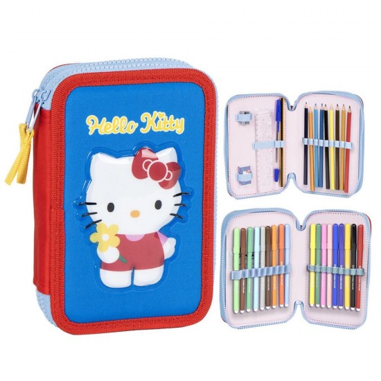 Hello Kitty double pencil case