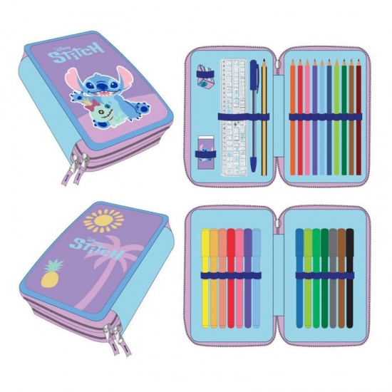 Disney Stitch double pencil case