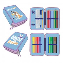 Bluey double pencil case