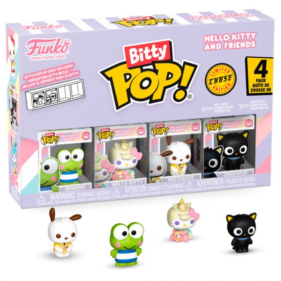 Blister 4 figures Bitty POP Hello Kitty and Friends Keroppi