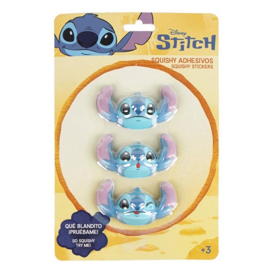 Disney Stitch set squishy stickers 12 Τεμ.