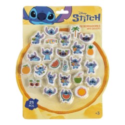 Disney Stitch set 25 erasers 12 Τεμ.