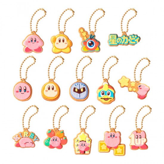 Kirby Cookie assorted surprise keychain 5cm 14 Τεμ.
