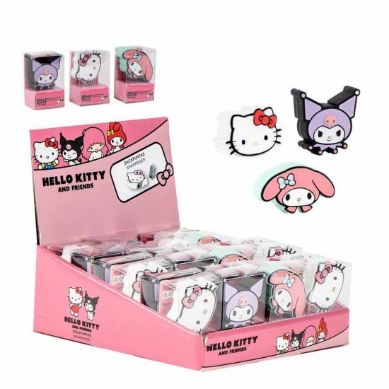 Hello Kitty assorted Pencil sharpener 24 Τεμ.