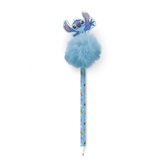 Disney Stitch Pompom pen 10 Τεμ.