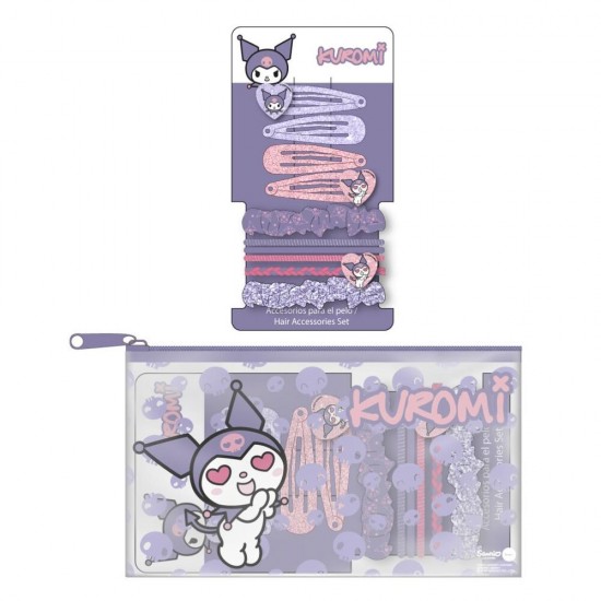 Hello Kitty Kuromi Hair accessories set 12 Τεμ.