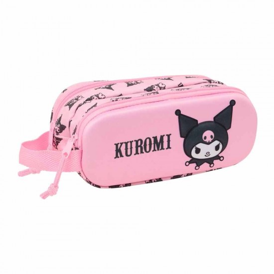 Hello Kitty Kuromi 3D double pencil case