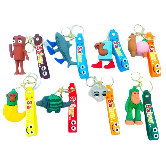 Italian Brainrot assorted keychain 24 Τεμ.