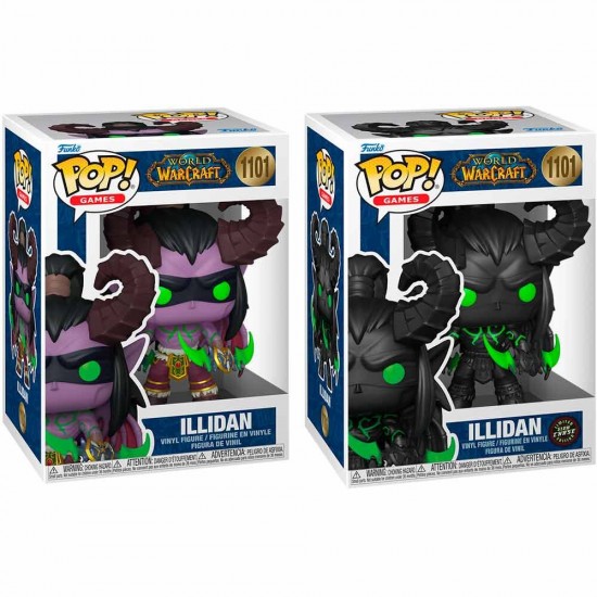 POP figure World of Warcraft Illidan 5 + 1 Chase 6 Τεμ.