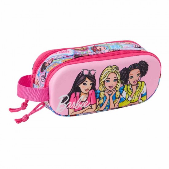 Barbie 3D double pencil case