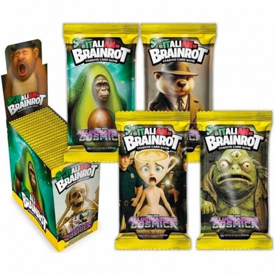 Italian Skifidol Italian Brainrot Series 2 Allucinacion Cosmica assorted Envelope 7 Collectable cards 24 Τεμ.