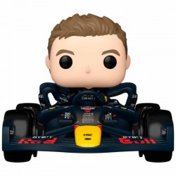 POP figure Rides Super Deluxe Racing Oracle Red Bull Max Verstappen with RB20
