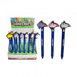Minecraft assorted Topper Erasable pen 36 Τεμ.