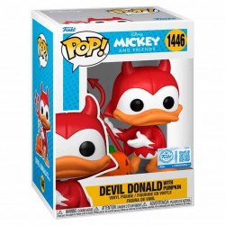POP figure Disney Mickey and Friends Devil Donald with Pumpkin Exclusive