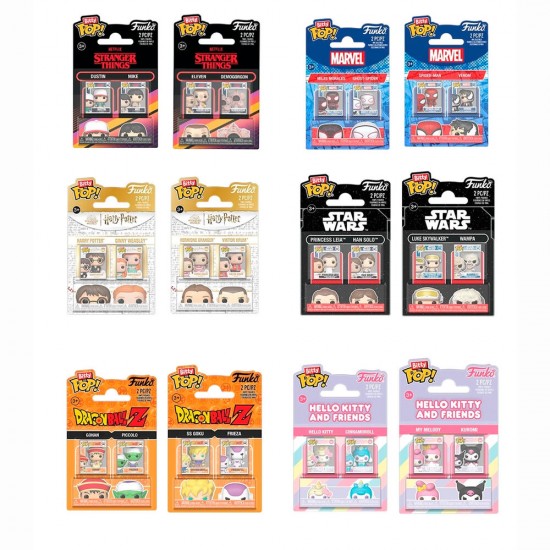 Assorted Bitty POP! pack 2 12 Τεμ.