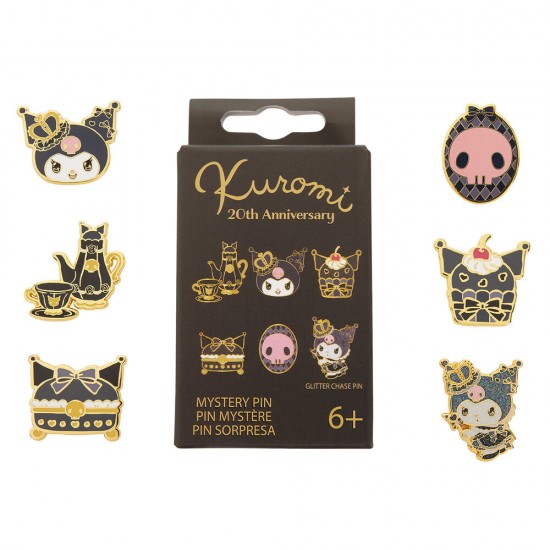 Loungefly Hello Kitty Kuromi 20th Anniversary Mystery Blind Box Enamel Pin assorted 12 Τεμ.