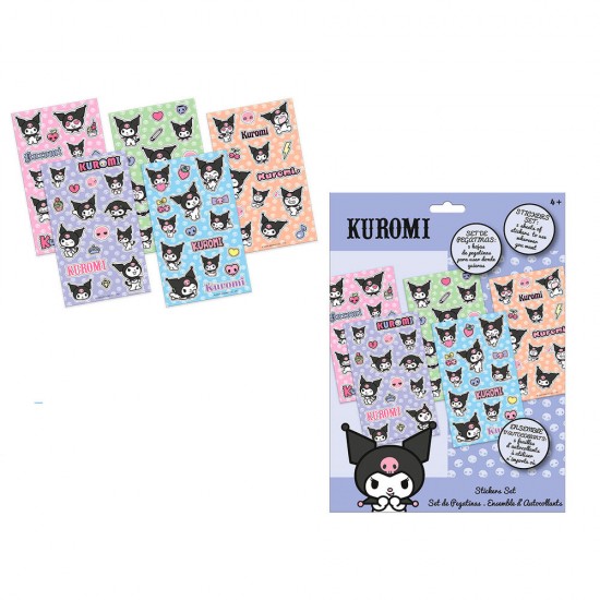 Hello Kitty Kuromi Sticker set 24 Τεμ.