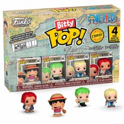 Blister 4 figures Bitty POP One Piece Luffy