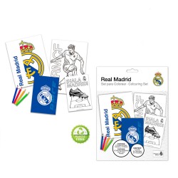 Real Madrid Colouring Set with notebook 24 Τεμ.